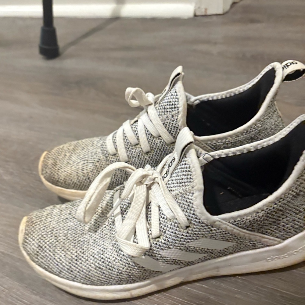 Adidas Women's Knit Gray Sneakers